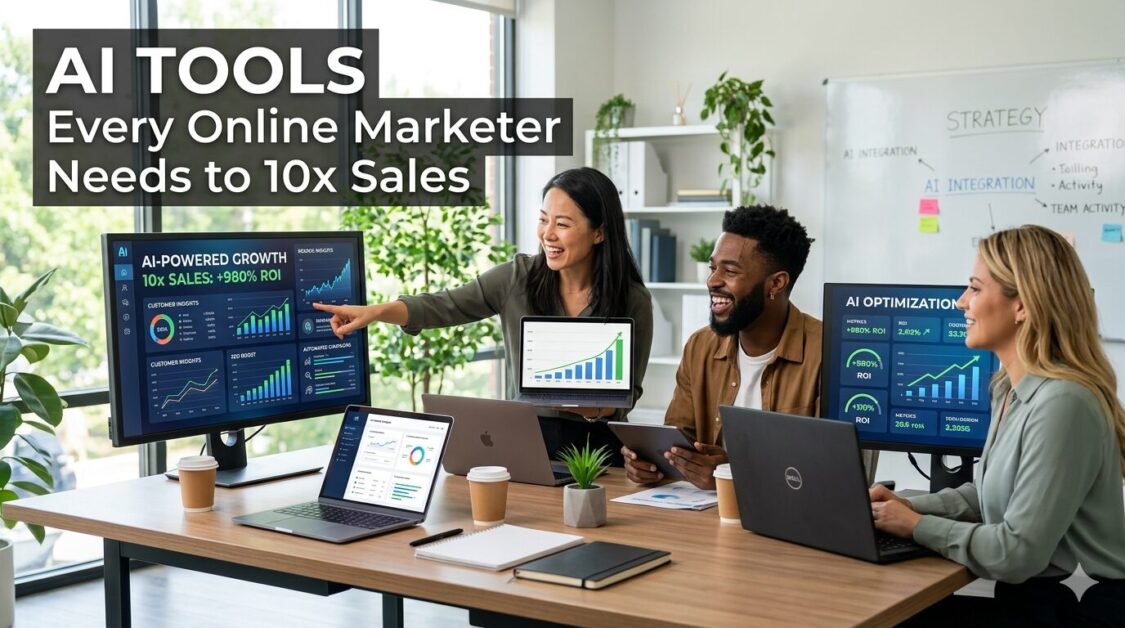 AI Tools Every Online Marketer Needs to 10x Sales